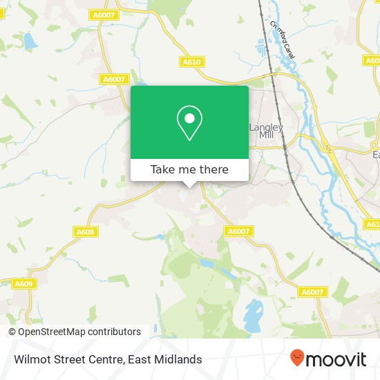 Wilmot Street Centre map