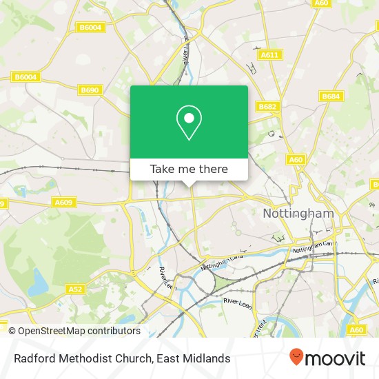 Radford Methodist Church map