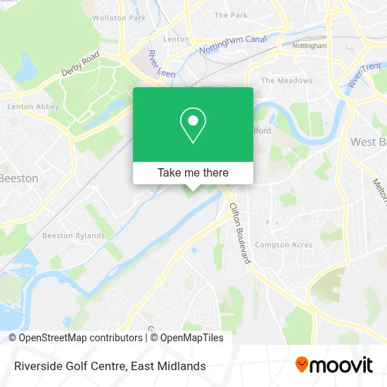 Riverside Golf Centre map