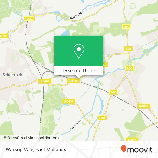 Warsop Vale map