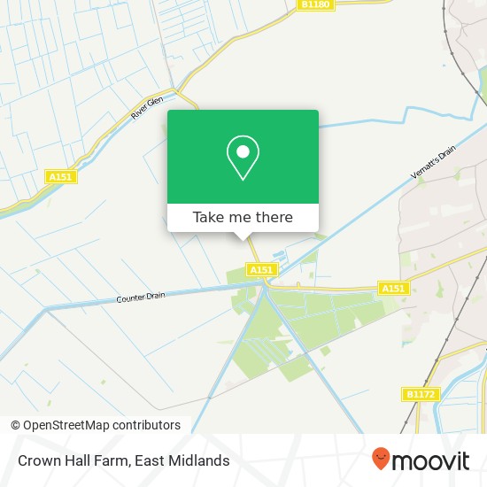 Crown Hall Farm map