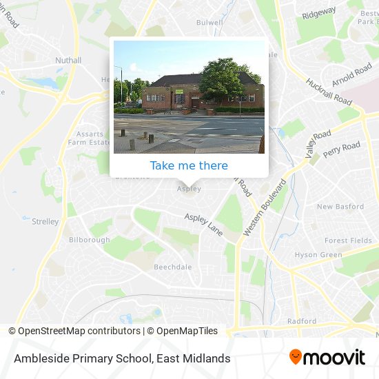 Ambleside Primary School map