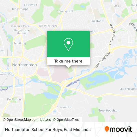 Northampton School For Boys map