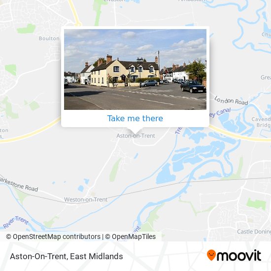 Aston-On-Trent map