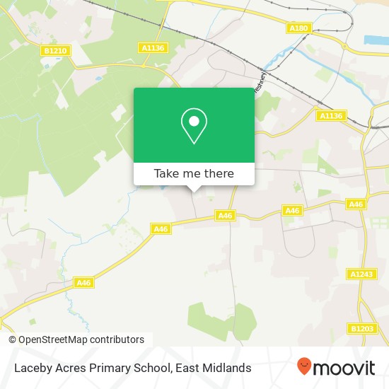 Laceby Acres Primary School map