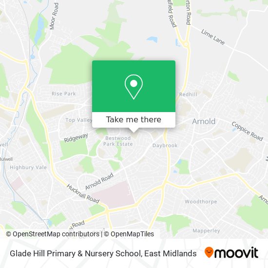 Glade Hill Primary & Nursery School map