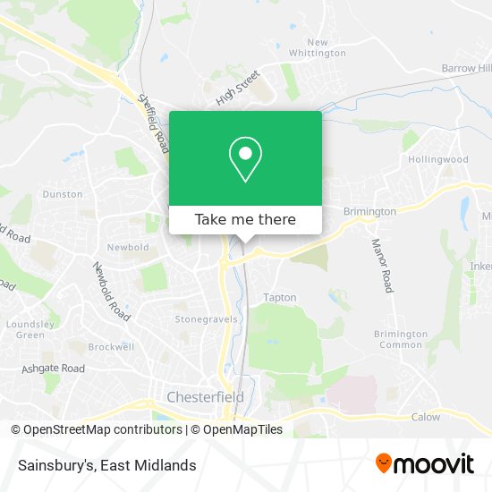 Sainsbury's map