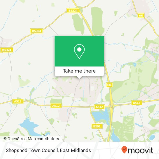 Shepshed Town Council map