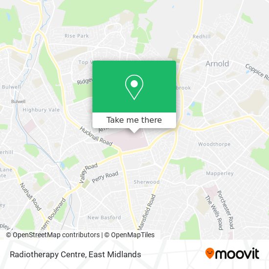 Radiotherapy Centre map