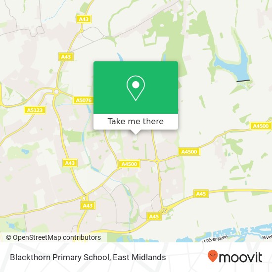 Blackthorn Primary School map