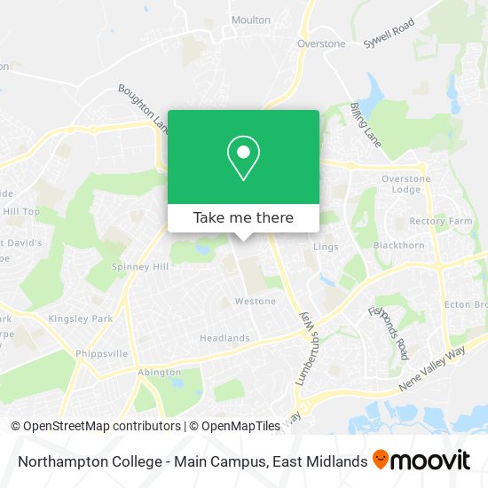 Northampton College - Main Campus map