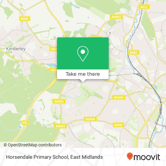 Horsendale Primary School map