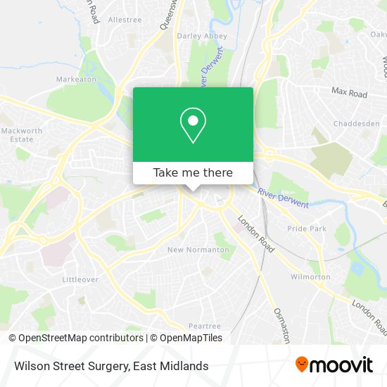 Wilson Street Surgery map