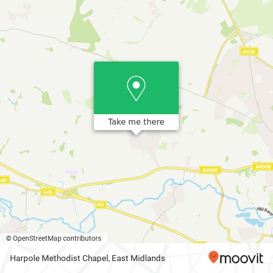 Harpole Methodist Chapel map