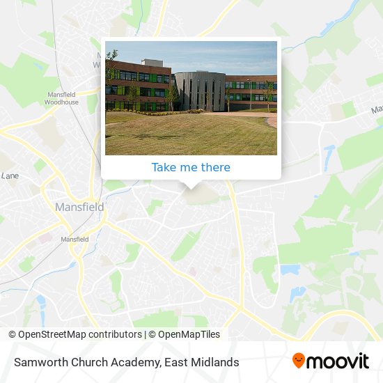 Samworth Church Academy map
