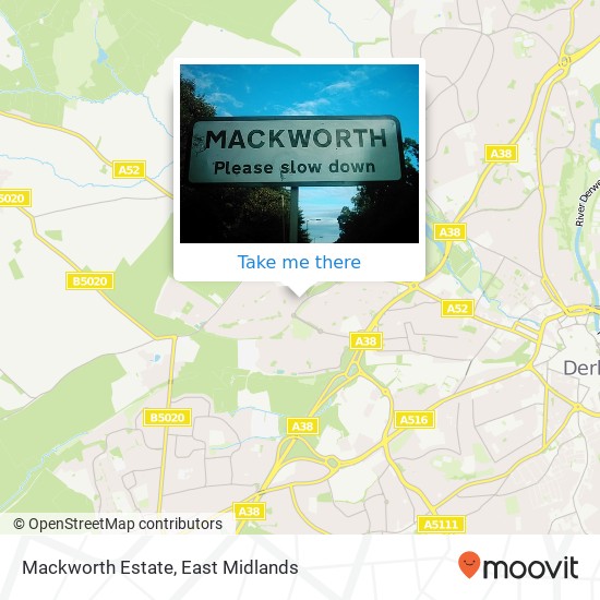 Mackworth Estate map