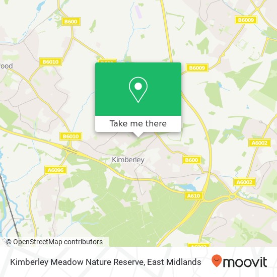 Kimberley Meadow Nature Reserve map