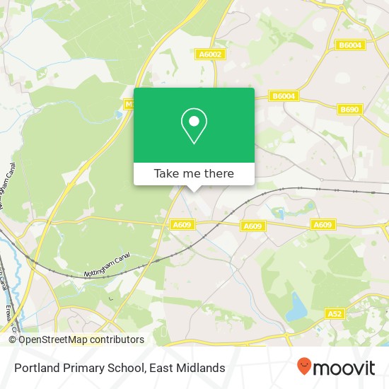 Portland Primary School map