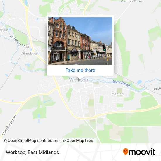 Postcode For Worksop How to Get to Worksop in Bassetlaw by Bus or Train?