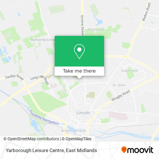 Yarborough Leisure Centre map