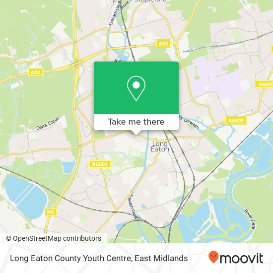 Long Eaton County Youth Centre map