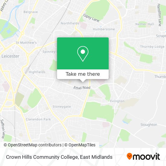 Crown Hills Community College map
