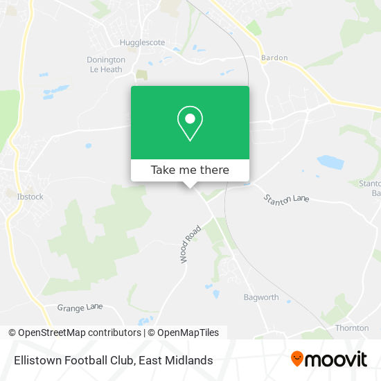 Ellistown Football Club map