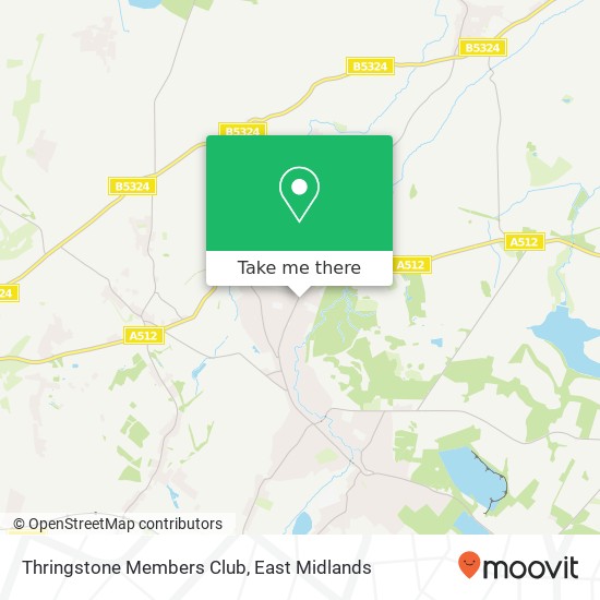 Thringstone Members Club map