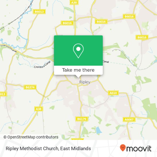 Ripley Methodist Church map