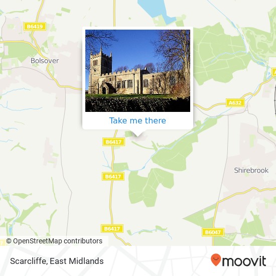 Scarcliffe map