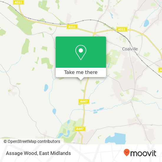 Assage Wood map