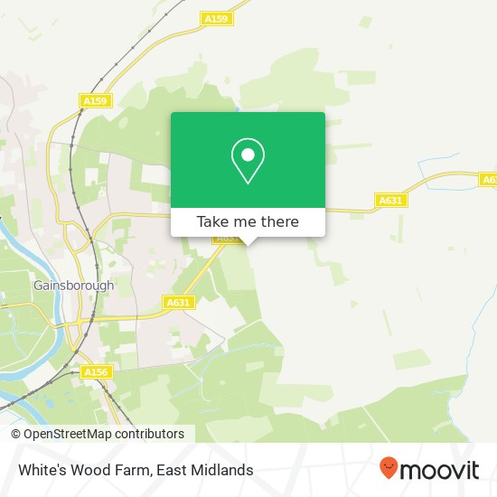 White's Wood Farm map