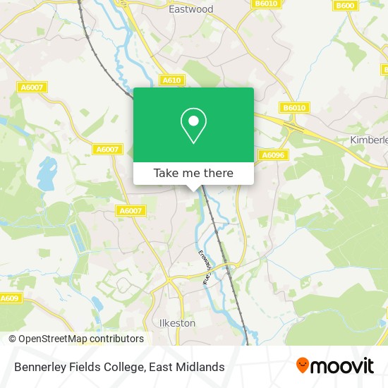 Bennerley Fields College map