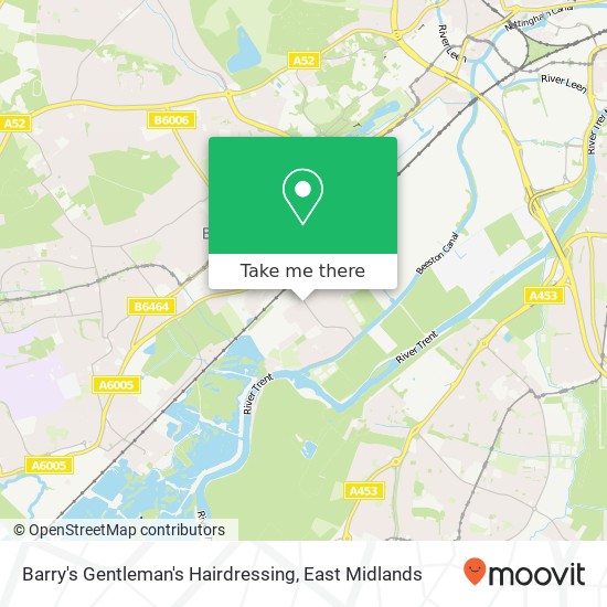 Barry's Gentleman's Hairdressing map