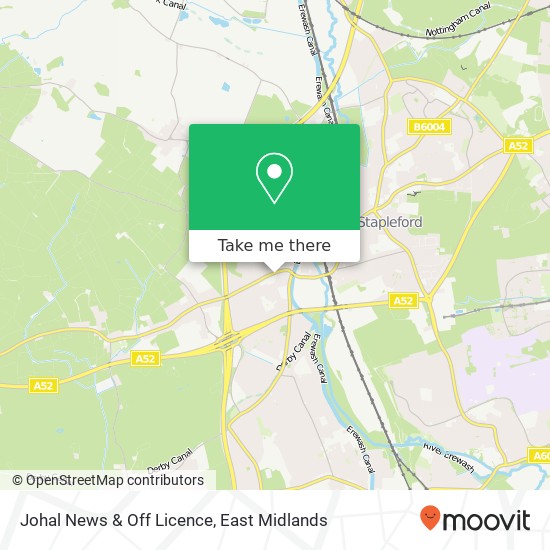Johal News & Off Licence map