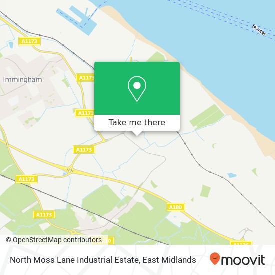 North Moss Lane Industrial Estate map