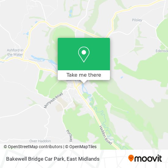 Bakewell Bridge Car Park map
