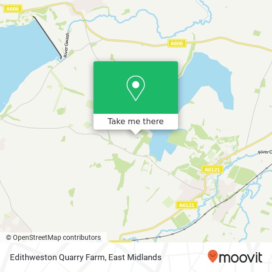 Edithweston Quarry Farm map