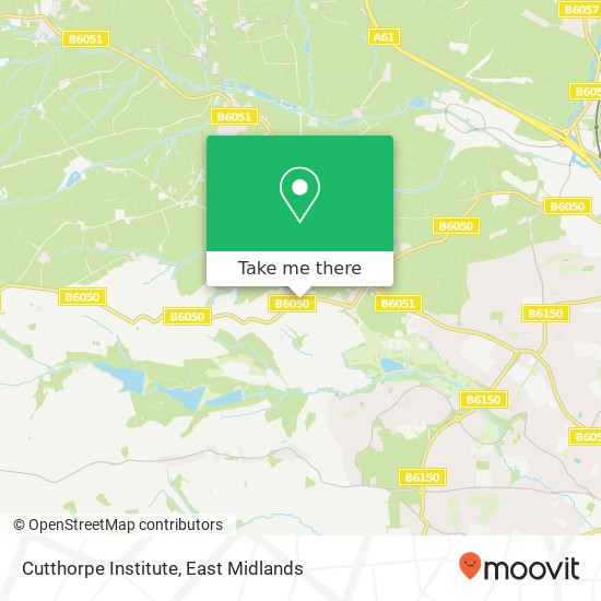 Cutthorpe Institute map