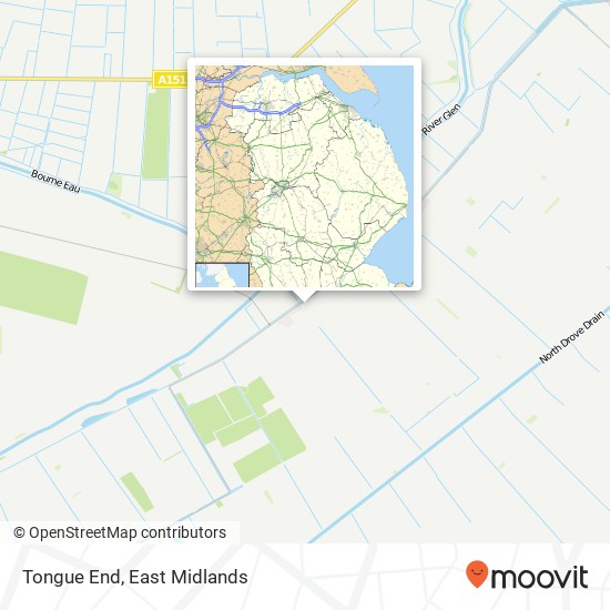 Tongue End map