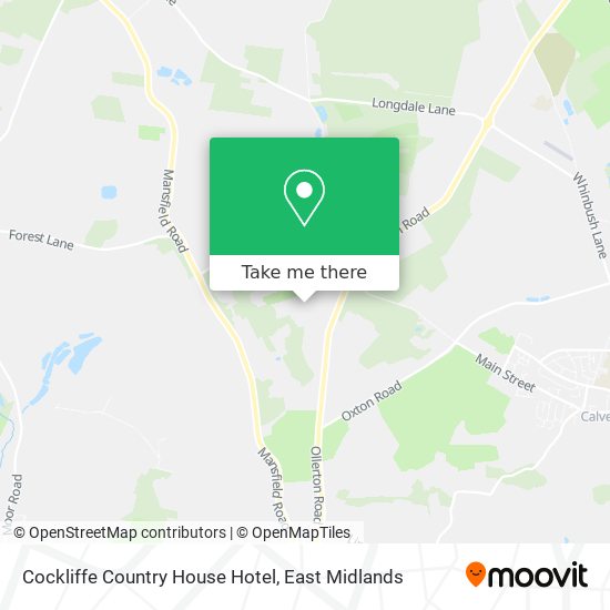 Cockliffe Country House Hotel map