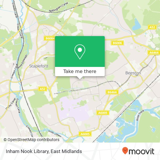 Inham Nook Library map