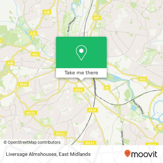 Liversage Almshouses map