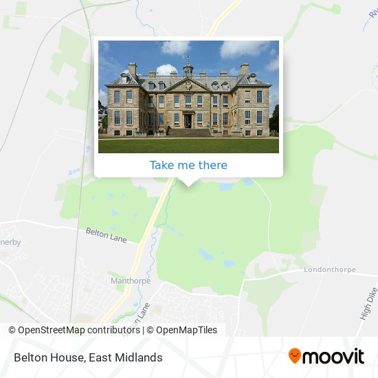 Belton House map