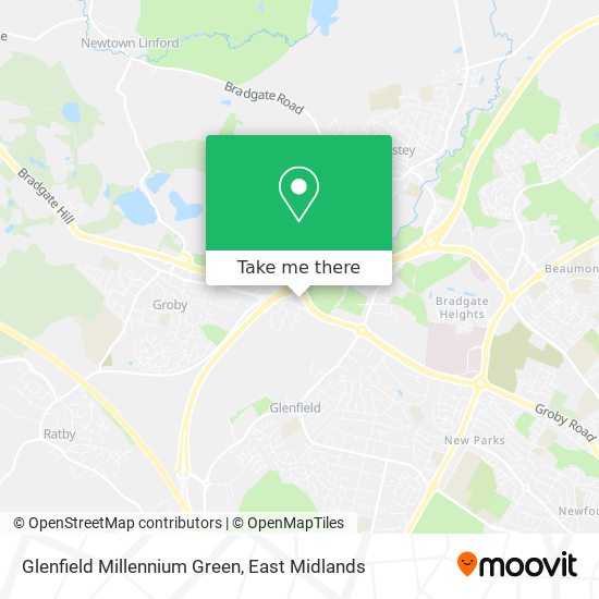 Glenfield Millennium Green map