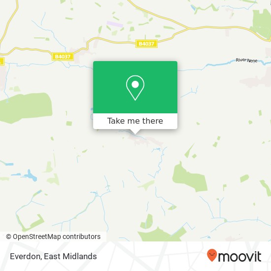 Everdon map