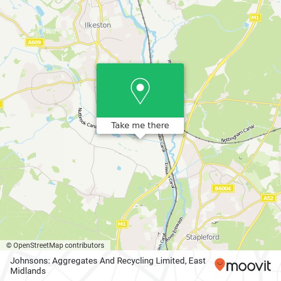 Johnsons: Aggregates And Recycling Limited map