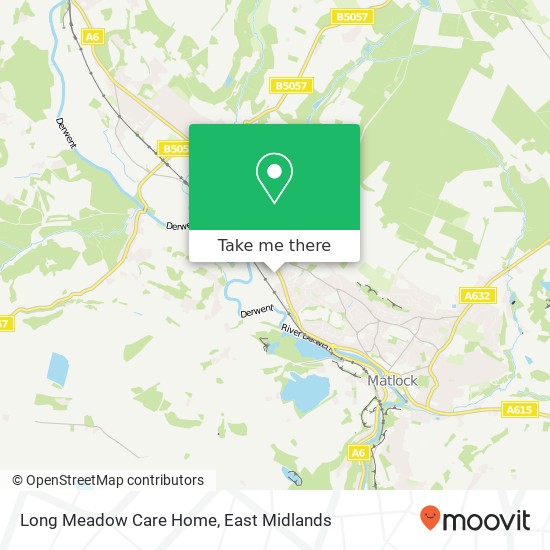 Long Meadow Care Home map