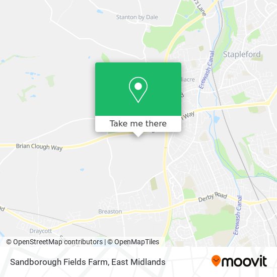 Sandborough Fields Farm map