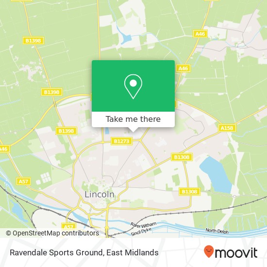 Ravendale Sports Ground map